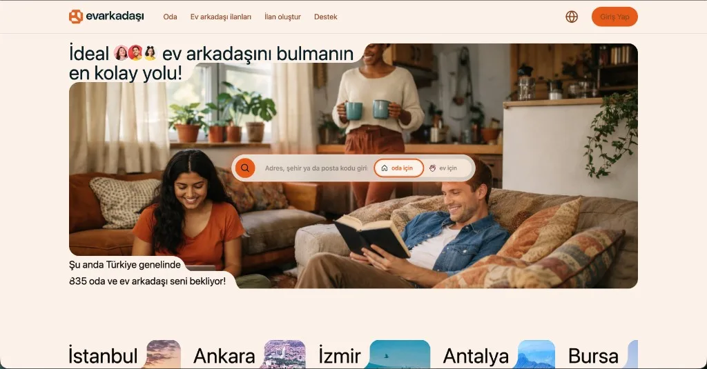 evarkadaşı